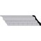 Ekena Millwork 4"H x 3 1/4"P x 5 1/8"F x 94 1/2"L, (1 7/8" Repeat), Leslie Crown Moulding MLD04X03X05LS - alternate 1